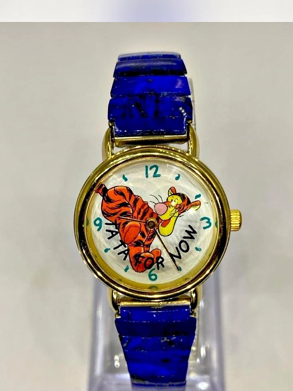 Ladies *** Timex  ^^^ Vintage Disney “ Tigger * Rotating  Ta Ta For Now’